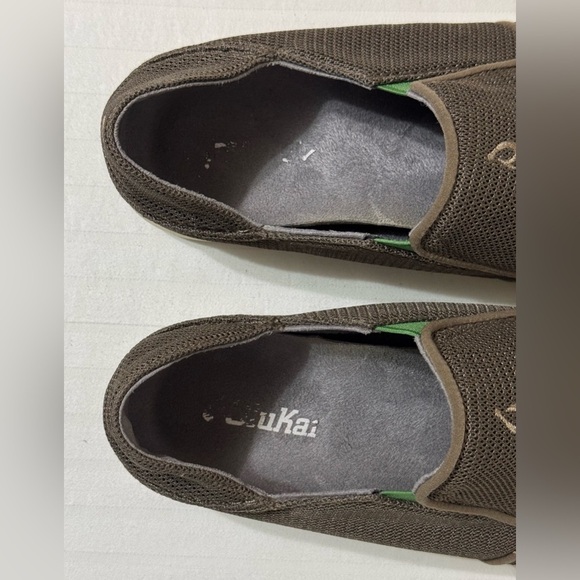 Olukai Nohea Mesh Slip On Shoes Loafers Sneakers Brown Men’s Size 8 - Picture 9 of 15